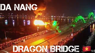 Hanoi to DaNang |By Train|| Dragon Bridge Fire Show Danang || DA NANG NiGHT LIFE