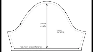 Basic sleeves pattern drafting