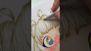 Drawing an Animal Cracker themed girl!| #art #cute