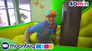 Blippi Visits an Indoor Playground- Las Vegas | Animals for Kids | Animal Cartoons | Funny Cartoons