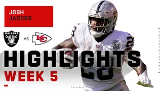 Josh Jacobs Propels Raiders Forward w/ 2 TDs | NFL 2020 Highlights