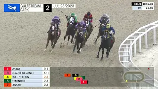 Gulfstream Park Carrera 2 - 28 de Julio 2023