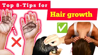 8 Natural ways to Make your HAIR GROW faster | Tamil | little Glow