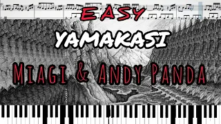 Miyagi & Andy Panda - Yamakasi (на пианино + ноты) EASY