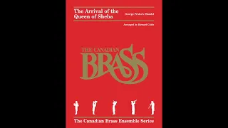 The Arrival of the Queen of Sheba Brass Quintet Score by Handel, arr. by Howard Cable