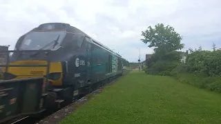 Heysham To Sellafield Nuclear train working 6C52 with 68005 On The Front and 68002 On The Back