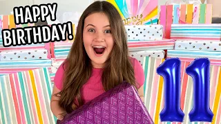 HOW WE CELEBRATED our DAUGHTERS 11th BiRTHDAY!🥳 OPENING PRESENTS!🎁