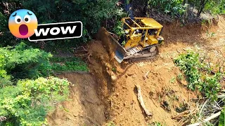 The Perfect Caterpillar D6R XL Dozer Opening Forest Road To Access people's Plantations