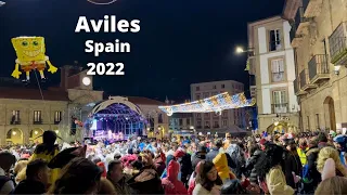 Aviles, Asturias, Spain 🇪🇸 ,Walking tour, Festival, 2022