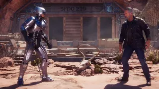 MORTAL KOMBAT 11 RoboCop vs Terminator Full Fight Gameplay 1080p 60FPS