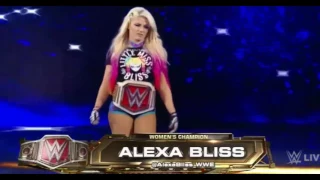 Alexa Bliss entrance as raw women's champion