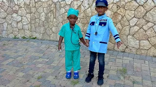 ITS CAREER DAY AND THE BOYS ARE EXCITED