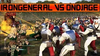 🔥Огонь!🔥 Финальный бой. [V_M] Irongeneral vs [CC] Ondjage. Total War Fantasy league