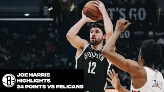 Joe Harris Highlights | 24 Points vs. New Orleans Pelicans