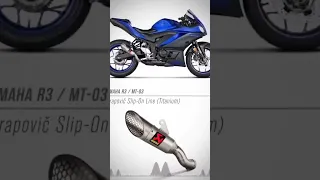 Yamaha R3 | Mt-03 Akrapovic Slip-On Line