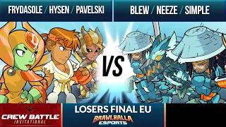 Team Yellow vs Team Teal - Losers Final - Crew Battle Invitational 2022 - EU 3v3
