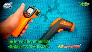 Infrared Thermometer GM320 VS TASI-8602 (4K)