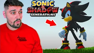 Sonic X Shadow Generations TRAILER REACTION: THEY COOKED!