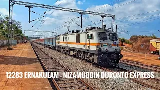 12283 Ernakulam Jn - Hazrat Nizamuddin Duronto Express high speed skip