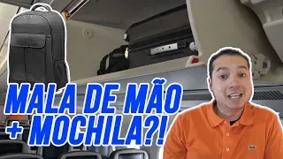 POSSO LEVAR UMA MALA DE MAO E UMA MOCHILA NO AVIAO?! APRENDA A ECONOMIZAR! NOVO