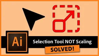 Selection Tool Not Working Not Scaling in Illustrator SOLVED - Illustrator Tutorial