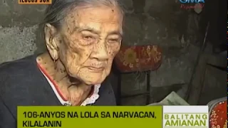 Balitang Amianan: 106-Anyos na Lola, Kilalanin