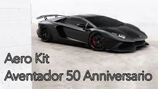 Lamborghini Aventador Carbon Fiber Wing 50 Anniversario Edition