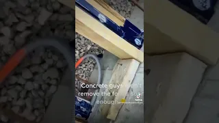 CONCRETE FLOATING STEPS 😆gone way wrong 👌