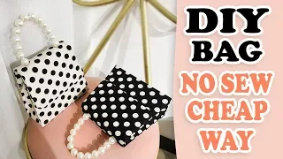 DIY PURSE BAG // Cute Dots HandBag Tutorial No Sew Fantastic Idea