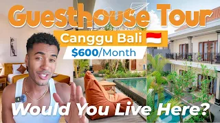 Guesthouse Tour Canggu Bali 🇮🇩 $600 /Month Would You Live Here