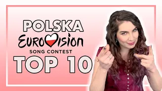 TOP 10 Polska na Eurowizji 😍