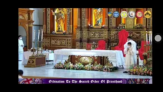 "PRIESTLY PEOPLE" sung during a Priestly Ordination.