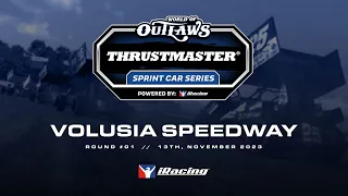 iRacing World of Outlaws Thrustmaster Sprint Car Series | Round 1 at Volusia Speedway