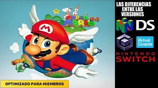 Las Diferencias entre las versiones de Super Mario 64