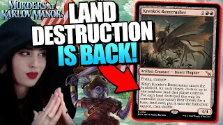 OOPS Your Lands Are GONE!😈NEW Izzet Artifact Deck🔥MTG Karlov Gameplay & Deck Tech