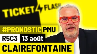 Pronostic PMU course Ticket Flash Turf - Clairefontaine (R5C3 du 13 août 2021)