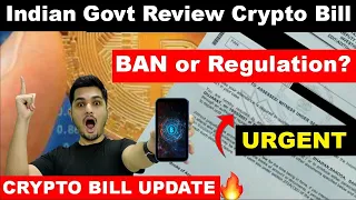 🔴URGENT Crypto India Ban Bill Latest News Updates 🔥 Indian Government 💯 Ban or Regulation?
