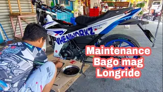 Ano ang mga kailangan Gawin sa motor kapag mag long ride. (endurance)