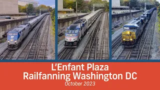 Trains at L'Enfant Plaza - Railfanning Washington DC