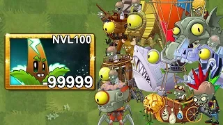 Plants Vs Zombies 2 Té Eléctrico Nivel 100 Vs Todos Los Zombots