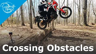 How to ride over obstacles ADV style