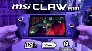 We Went Hands On With The MSI CLAW! Is It A Next-Gen Steam Deck Killer?