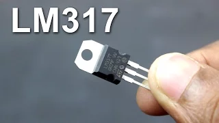 LM317T adjustable voltage regulator