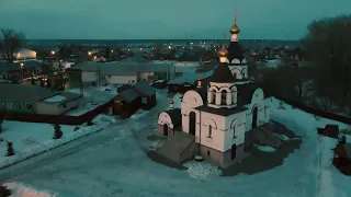 Архитектурное освещение  Храма в честь Иверской иконы Божьей Матери, г. Новоалтайск.