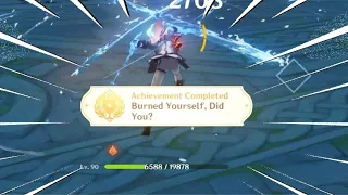 Burned Yourself, Did You? Hidden Achievement | Inazuma | Genshin Impact
