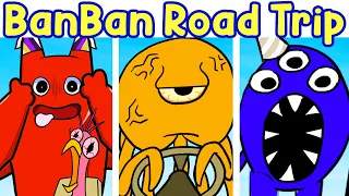 Friday Night Funkin' Garten of Banban 3 - Road Trip of Banban [ft. NabNab, Stinger, Opila] FNF Mod