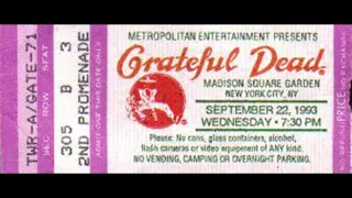 Grateful Dead 09-22-1993 Madison Square Garden NYC