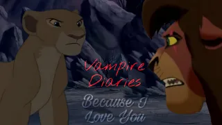 Kovu & Nala - "Because I Love You" (Vampire Diaries)