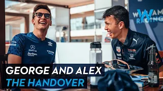 George Russell & Alex Albon | The Handover | Williams Racing