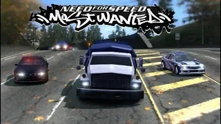 Razor and Garbage Truck vs Cops - Together Driving, Evade in NFS MW